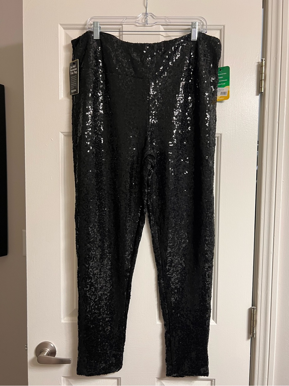 NWT Tipsy Elves Black Sequin leggings